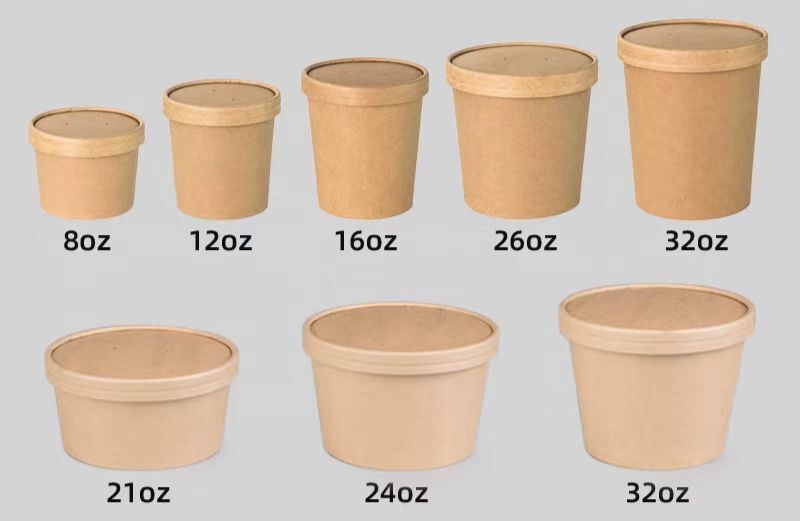disposable soup bowl size