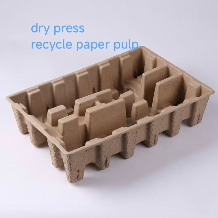 dry press recycled paper pulp