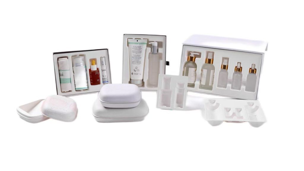 cutom pulp fiber cosmetic packaging