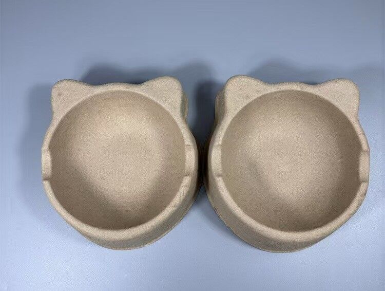 molded fiber bowl for pet