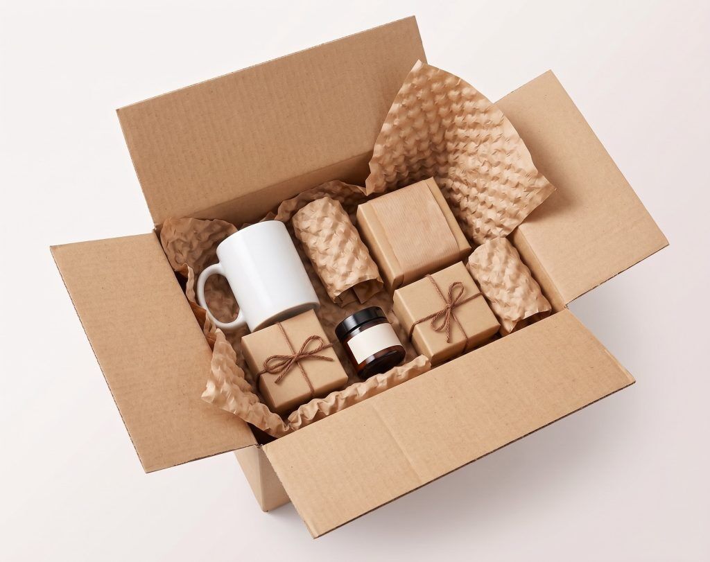 eco friendly bubble wrap alternative | double sided embossed paper for shipping & filling