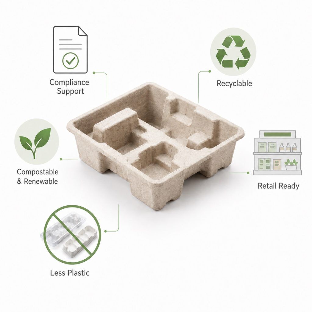 custom pulp molded packaging meeting esg goals