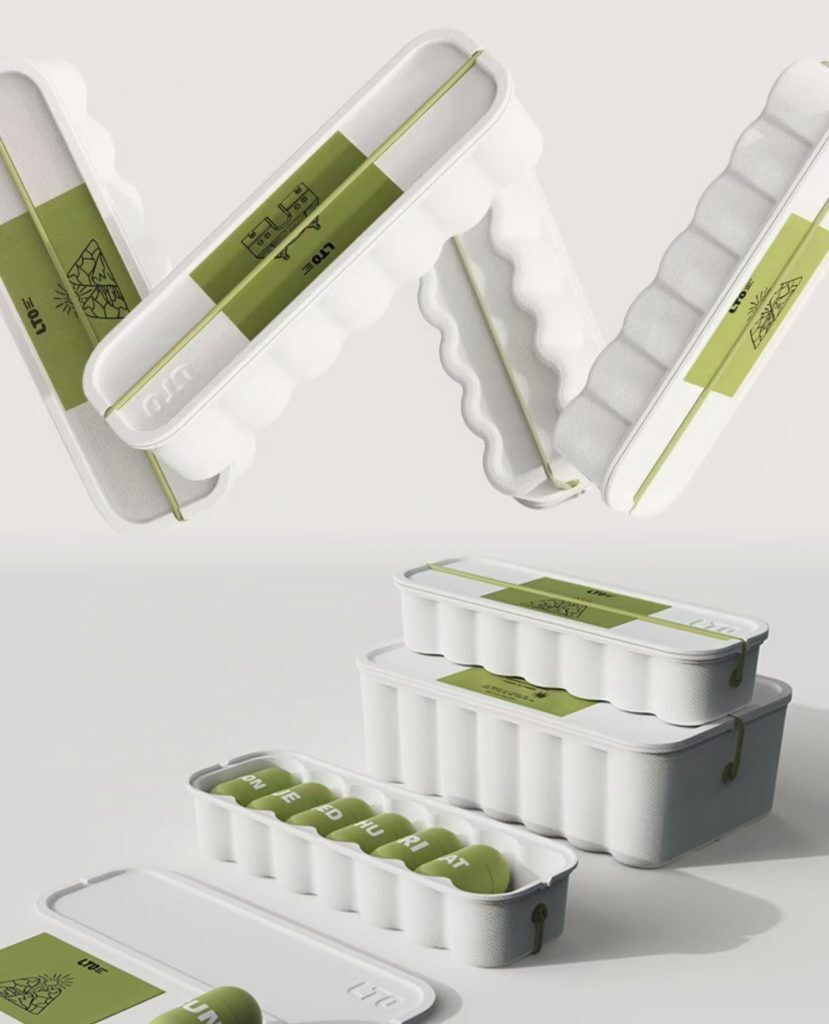 premium integrated molded fiber packaging system for health tech hardware