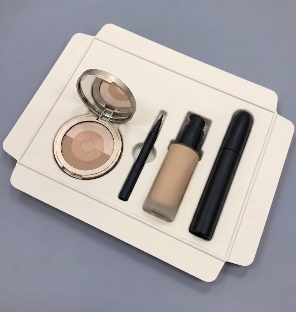 eco friendly pulp insert for cosmetics set