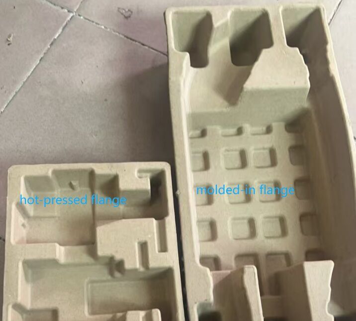hot pressed flanges, molded in flanges 1